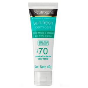 Protetor Solar Neutrogena Sun Fresh Derm Care Facial FPS70 40g