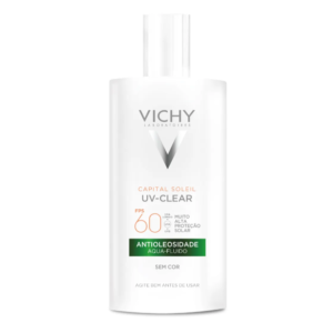 Protetor Solar Facial Vichy Capital Soleil UV-Clear sem cor FPS 60 40g