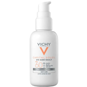 Protetor Solar Facial Vichy UV-Age Daily FPS 60 40g