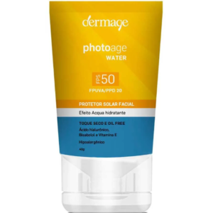 Protetor Solar Facial Dermage Photoage Water FPS50 40g