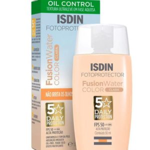 Protetor Solar ISDIN Fusion Water FPS 50 cor clara 50ml